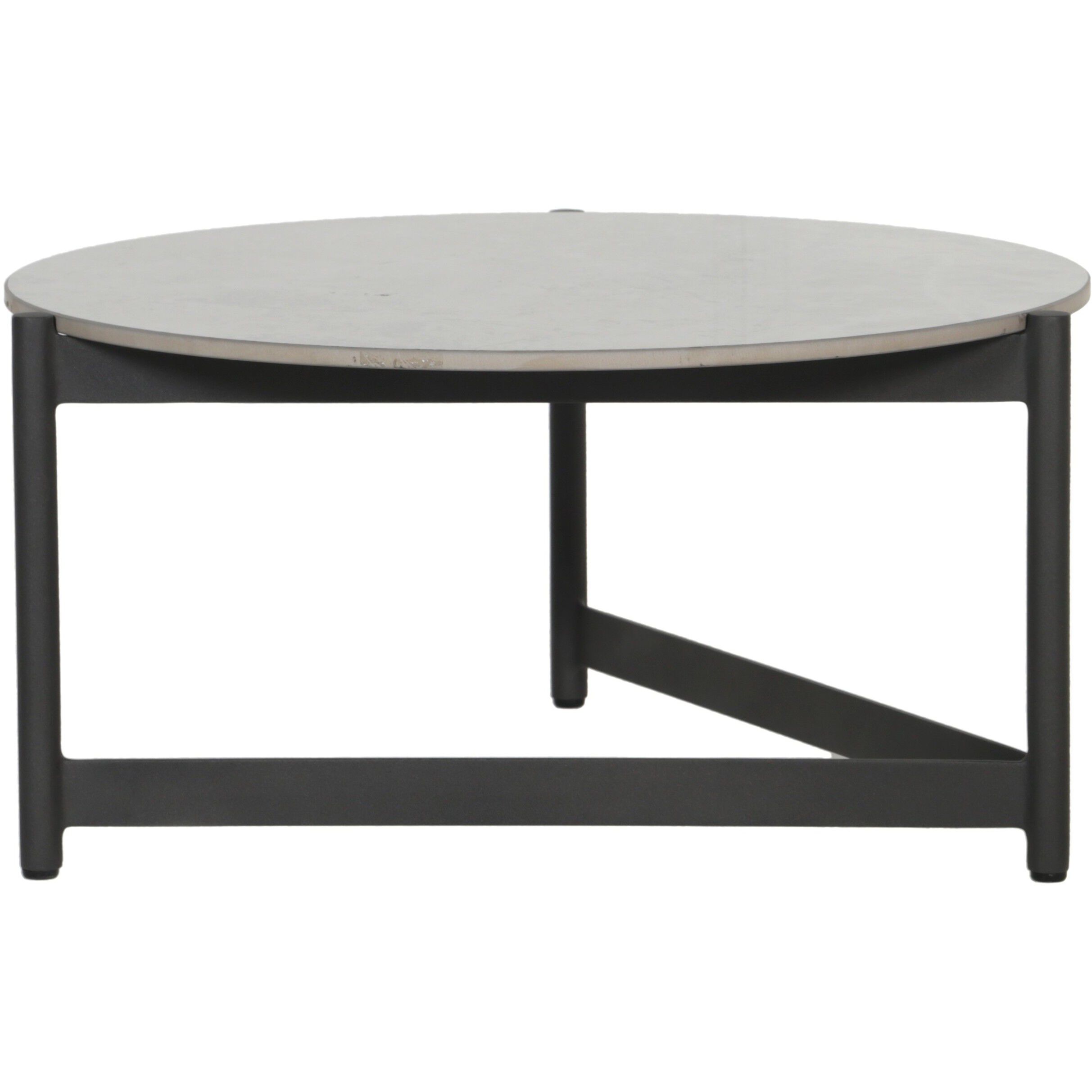 Amalfi 26 X 13.5 inch Grey Outdoor Coffee Table, Small